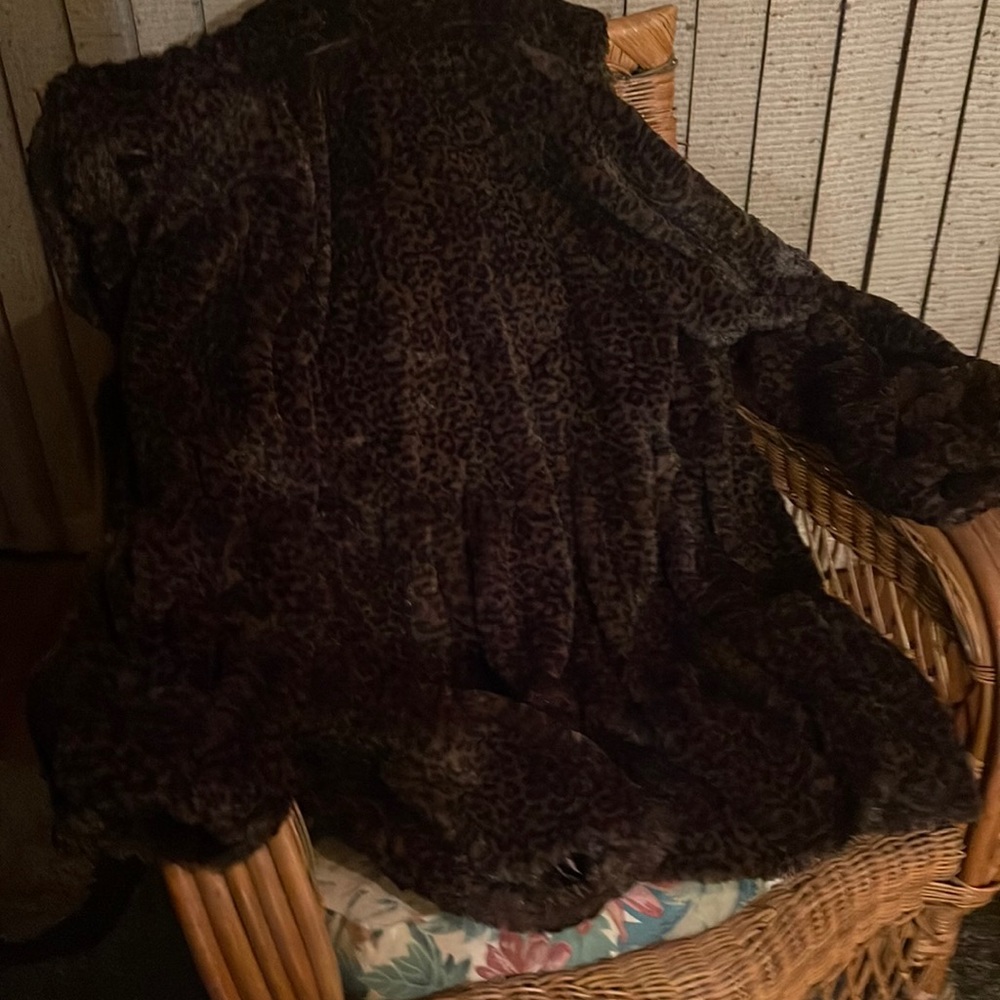 Dennis Basso Coat. Color Brown. Size XS.